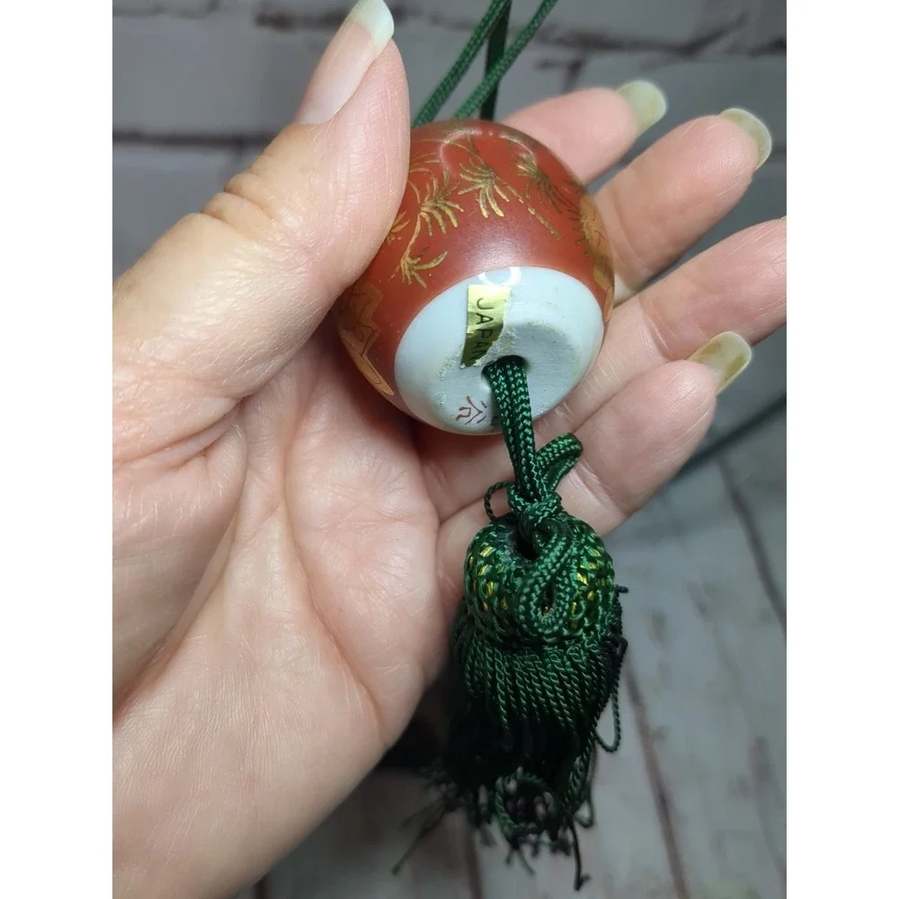 Vintage Japanese Hanging Scroll Weights 9